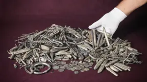 A Routine Backyard Project Unearths the Largest Viking Age Silver Hoard in Danish History
