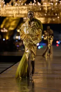 Anthony Vaccarello Bows Out of Saint Laurent With a Dazzling, Emotion-Charged Parisian Spectacle