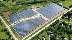 High-Density Racking System Allows 11-Megawatt Solar Plant to Fit on Constrained Elgin Parcel