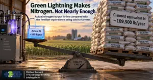 The Math Gap: Why Green Lightning’s Nitrogen Output Doesn’t Match Its Fertilizer Replacement Claims