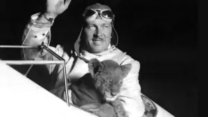 When a 1930s Air Racer Decided a Real Lion Should Be His Co-Pilot