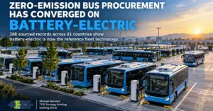 Battery-Electric Emerges as the Definitive Standard for Zero-Emission Bus Fleets, Global Data Reveals