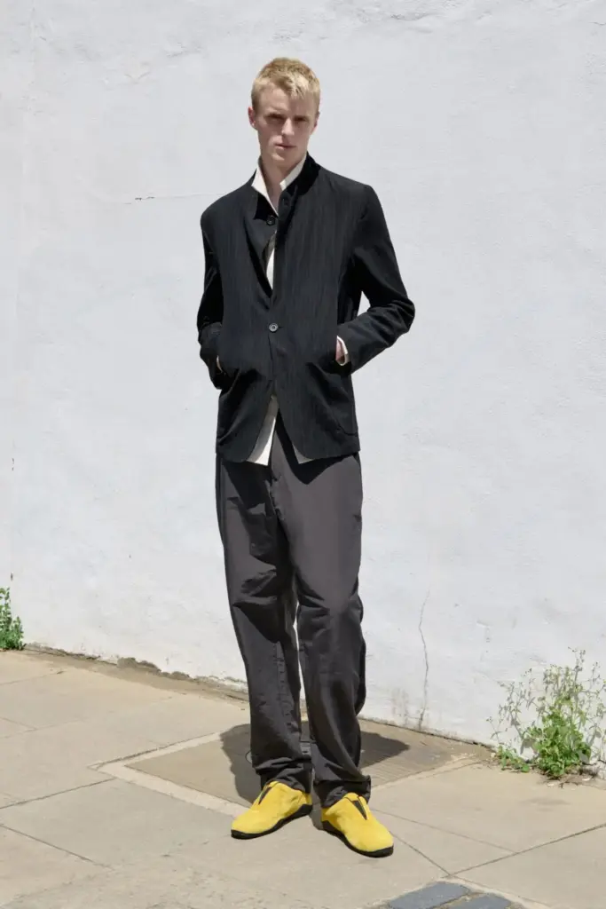 Luke Derrick Blends Savile Row Tailoring and British Sportswear in Playful Spring Collection