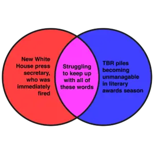 This Week’s Literary News in Venn Diagrams: Awards, Tributes, and Unstoppable Forces