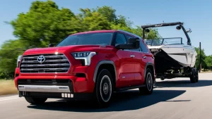 Toyota Sequoia Out-Tows Most Rivals in the Full-Size SUV Class, Pushing Capabilities Up to Over 9,500 Pounds